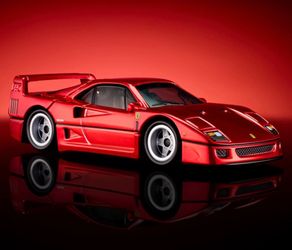 Hot Wheels Ferrari F40 RLC SEALED W/Acrylic Case  / Exclusive - (JJY72) New 2026