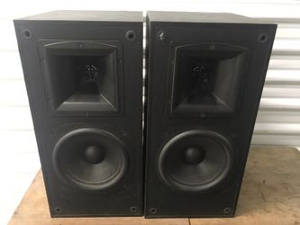 1 Pair Klipsch Synergy SP-2 bookshelf speakers.
