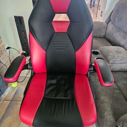 RS Gaming Chair – Red & Black – Adjustable Office/Gaming Chair