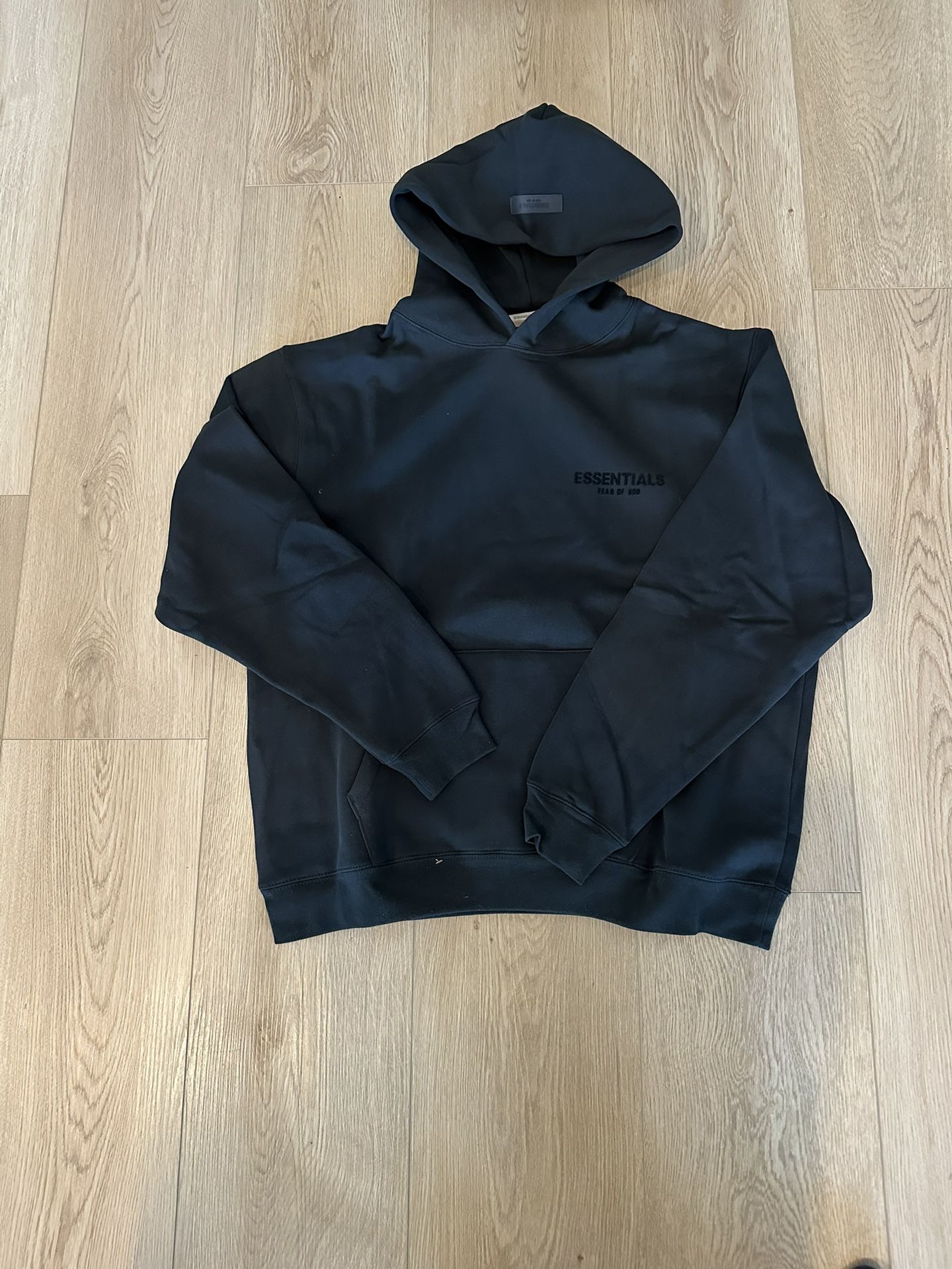 Black Essentials Hoodie