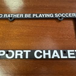 Soccer License Frame Sport Chalet New Old School