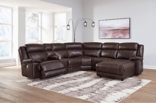 Gorgeous Italian Leather Sectional