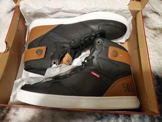 Levi's Jeffrey HI 501 CORE Black/tan Shoe (10 Size) for Sale in Inver Grove  Heights, MN - OfferUp