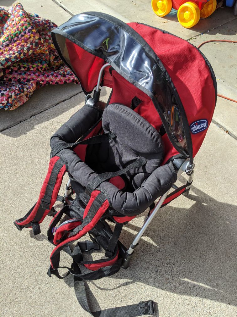 Chicco hiking Backpack Carrier baby toddler red hike
