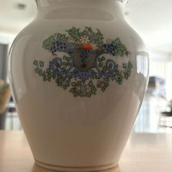  Lenox Autumn 8" Large China Vase 24k Gold Trim 