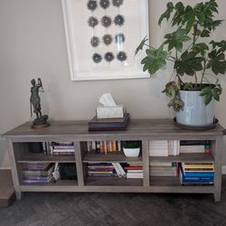 TV stand with shelves 