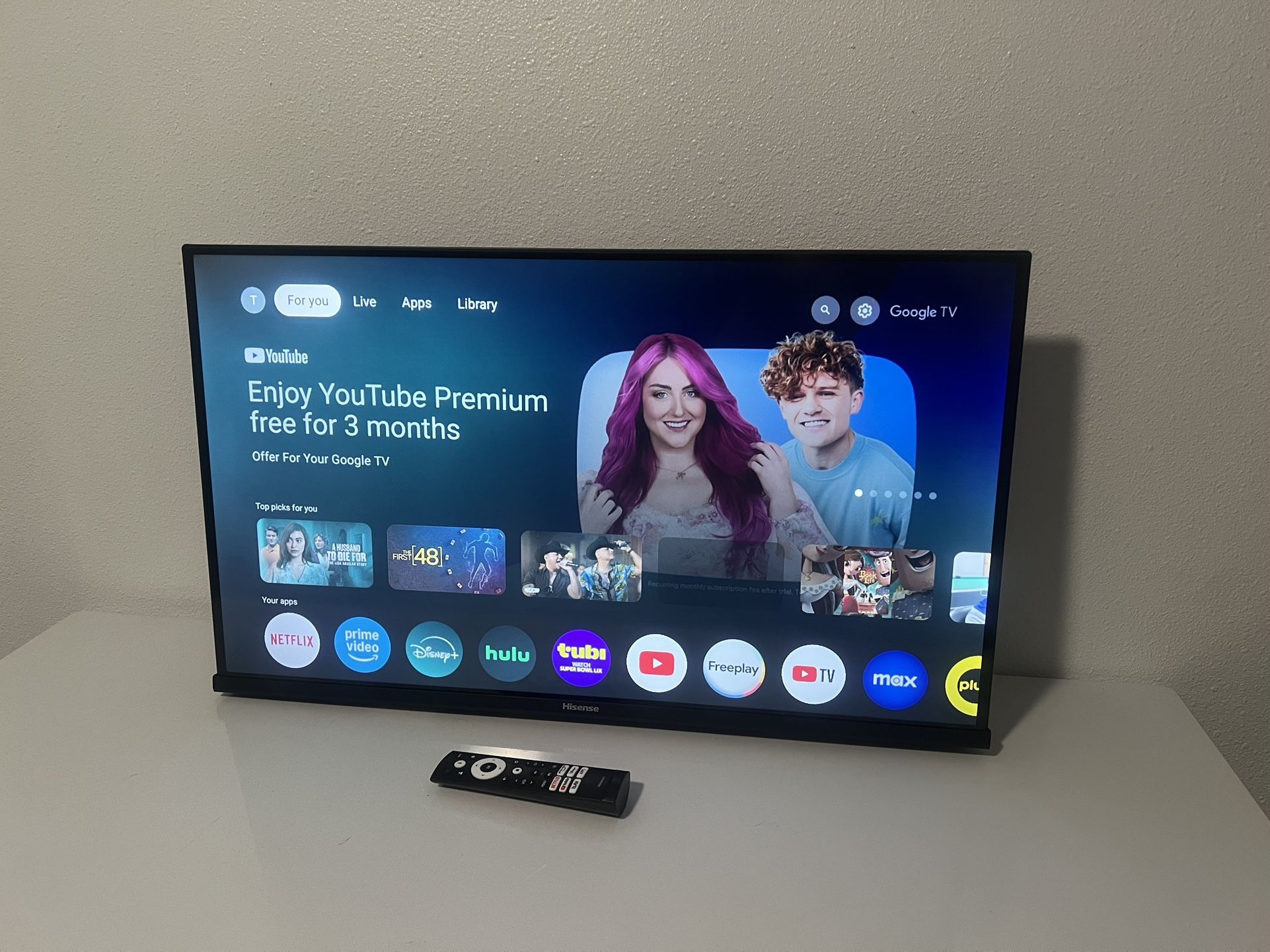 Hisense 34’’Google TV