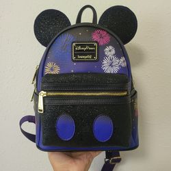 Disney Mickey Mouse Main Attraction Fireworks 50th Loungefly Backpack shipping on Mercardi @anji_sauce_dhil
