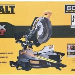 DEWALT 12 in. Cordless Sliding Miter Saw Kit with 9.0A (DCS781X1)