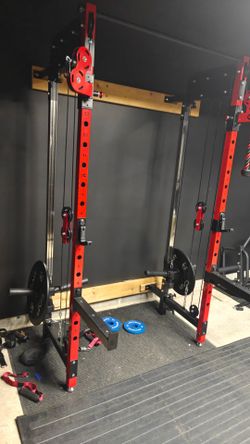 Folding squat rack
