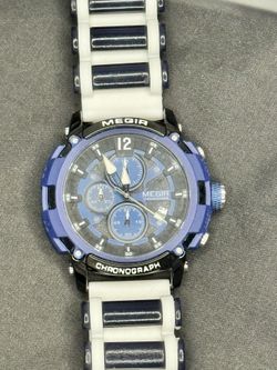Hand crafted custom chronograph watch.