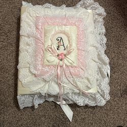 Beautiful White And Pink Wedding Album