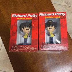 Two Richard Petty Bobble Heads 