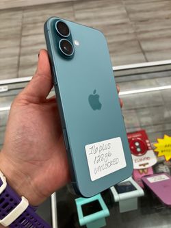 Blue iPhone 16 plus unlocked cash or $50 down