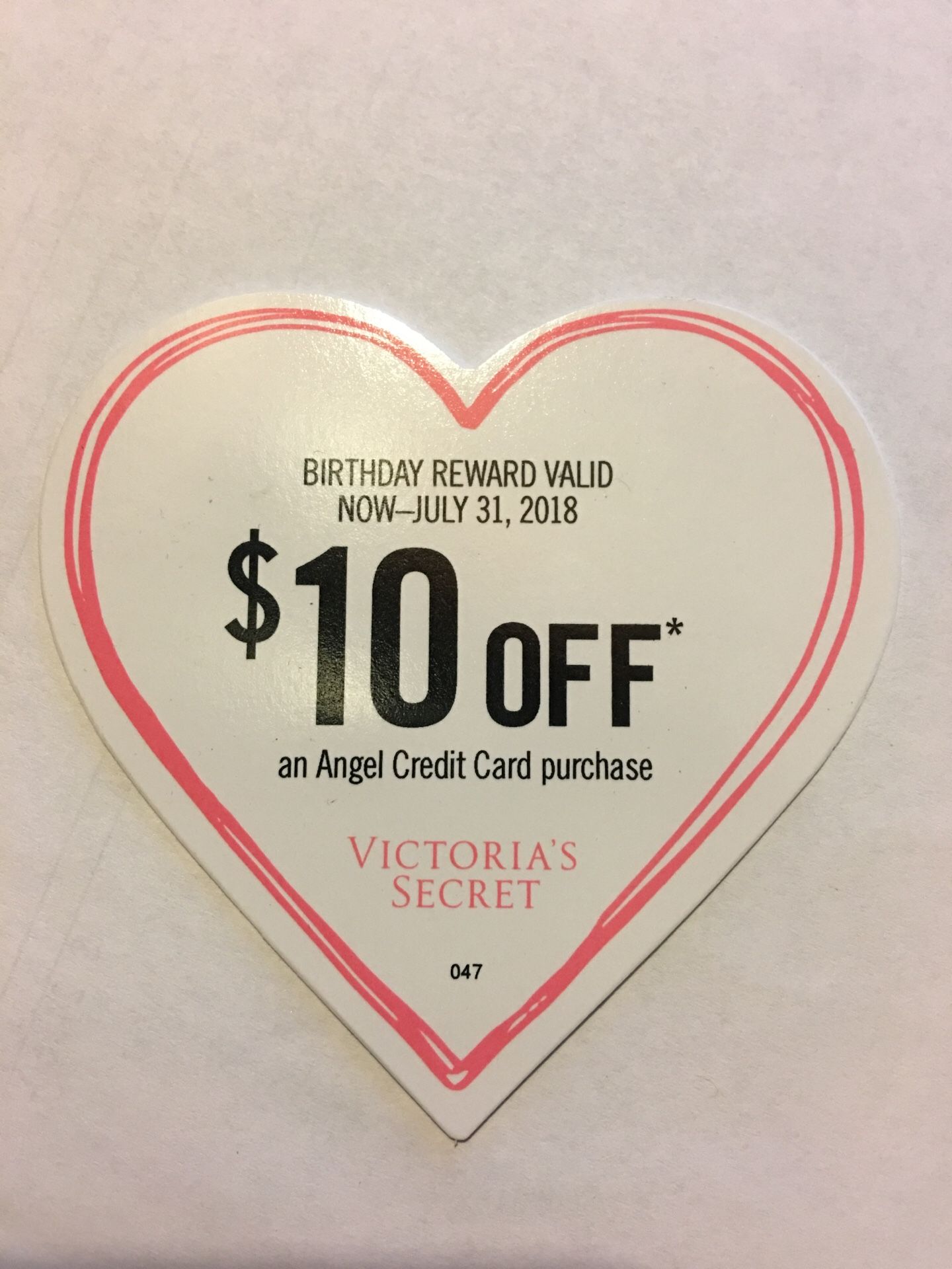 $10 off Victoria’s Secret coupon
