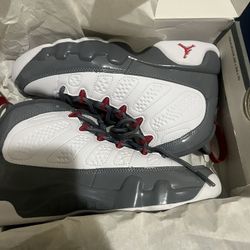 Size 5 (GS) - Jordan 9 Retro Mid Fire Red
