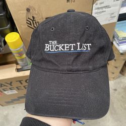 Vintage 2007 The Bucket List Movie Cast & Crew Hat Jack Nicholson Morgan Freeman