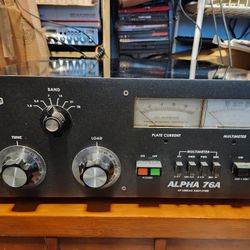 HF AMPLIFIER ALPHA 76 A 1.5 KW