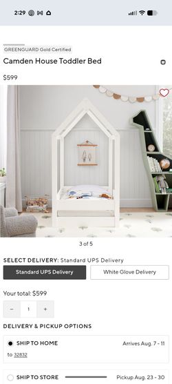 Pottery barn Camden Bed White