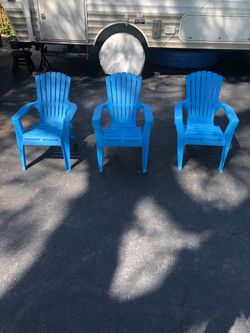 Set of 3 Adirondack chairs