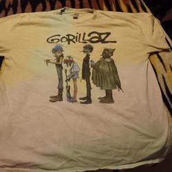 VINTAGE GORILLAZ PULL AND BEAR BAND TEE