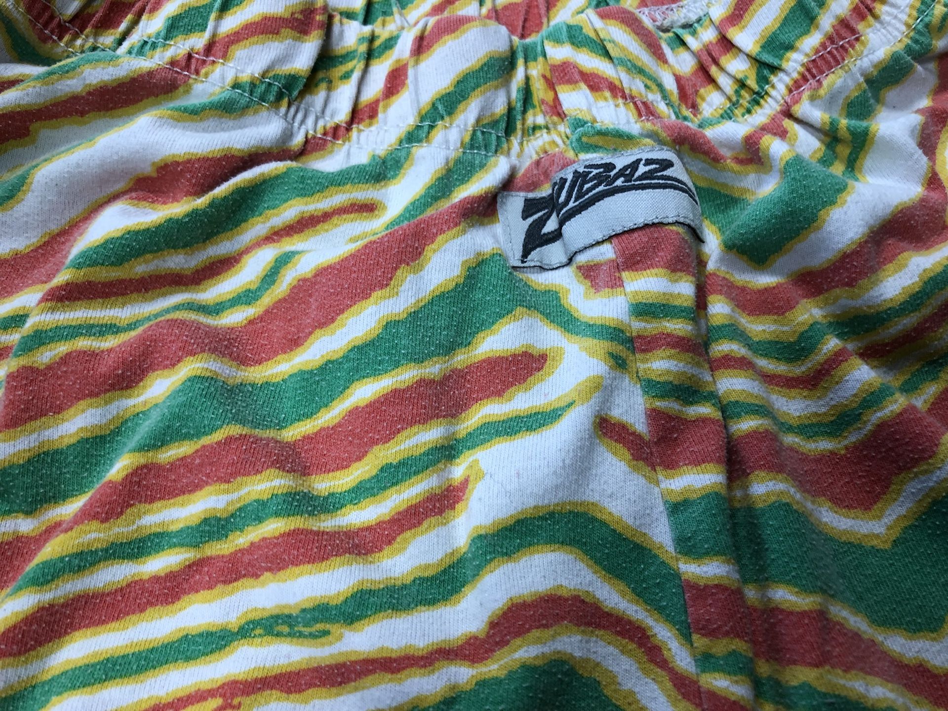 VINTAGE 1980'S MIAMI HURRICANES ZUBAZ PANTS XL - NWT!