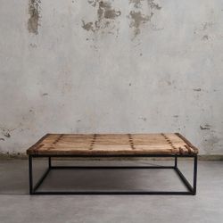 Coco Republic Antique Wood Door Coffee Table