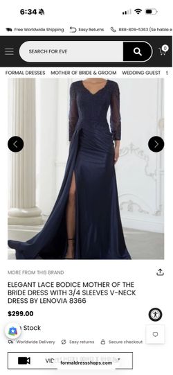 Vestido De gala