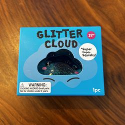 Glitter Cloud Squishy ☁️🩵✨