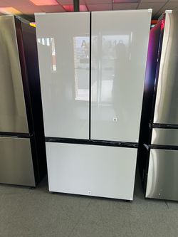 Samsung white bespoke 3 door fridge