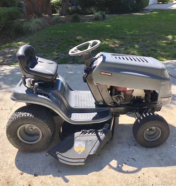 Craftsman LT1500 42” Cut Ride on Lawn Mower / Tractor for Sale in