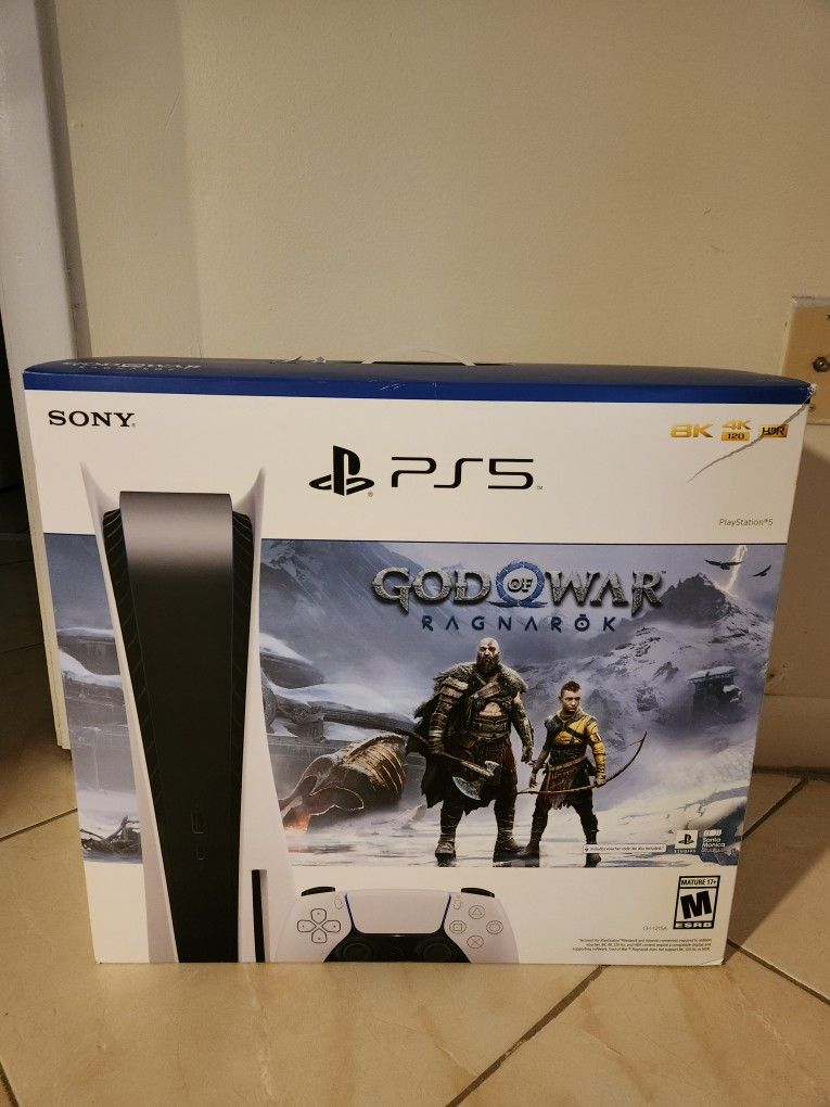 Ps5 Disc Version. Slightly Used With Best Buy Warranty.