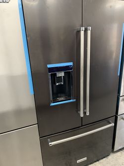 Kitchen aid French door in dark stainless counter depth