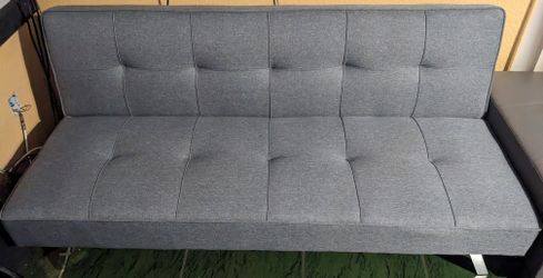 Serta Futon Bed/Couch Convertible Gray