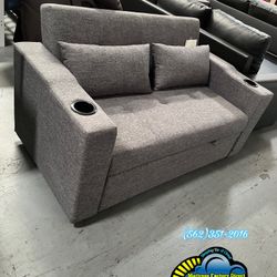 Grey Sofa Two Seater Gris Nuevo 