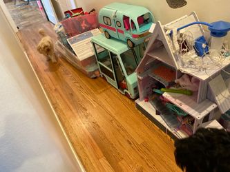 Lots and lots of toys lol dolls Barbies cars everything