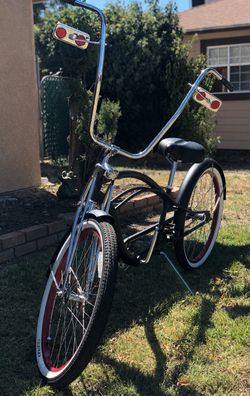 Lowrider Cruiser Bike with Ape Hanger Bars