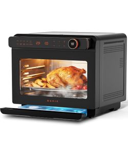 OUNIN 24L Steam and Air Fryer Combo Countertop Oven,11-in-1 Convection Baking and Steam,Bake,Broil,Dehydrate,304 Stainless Steel,Fast Cooking with Pre