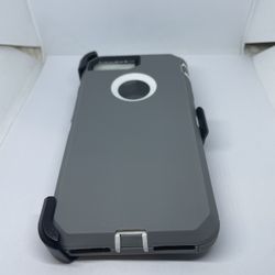 For iPhone 6 / 6 Plus, iPhone 7/7plus iPhone 8 / 8 Plus Gray With White Belt Clíp Case 
