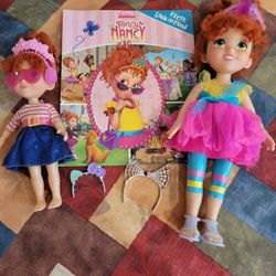 FANCY NANCY DOLLS, LOOKandFIND BOOK and ACCESSORIES  SEE DESCRIPTION 