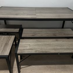 Dining Room Table (grayish and black)