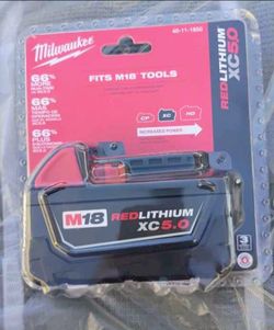 Milwaukee M18 RedLithium XC5.0 Battery
