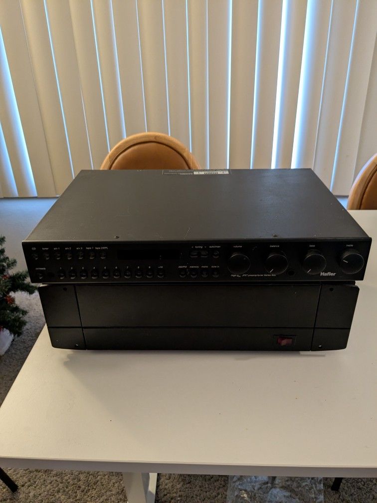 Stereo System! Amp/Preamp. Hafler