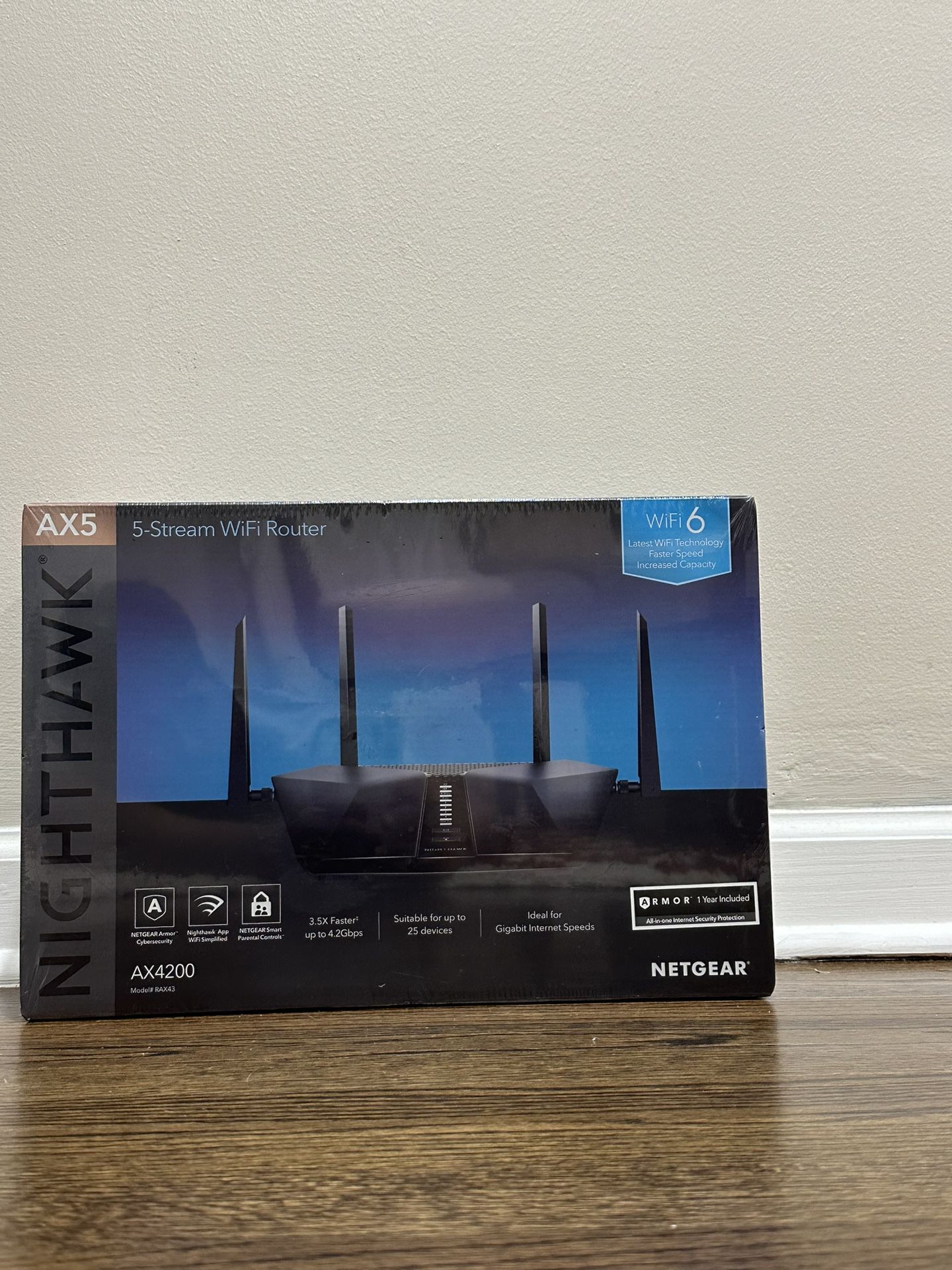 Nighthawk AX6 6-Stream AX5400 WiFi Router