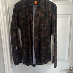 Hugo Boss Button Up Size Large 