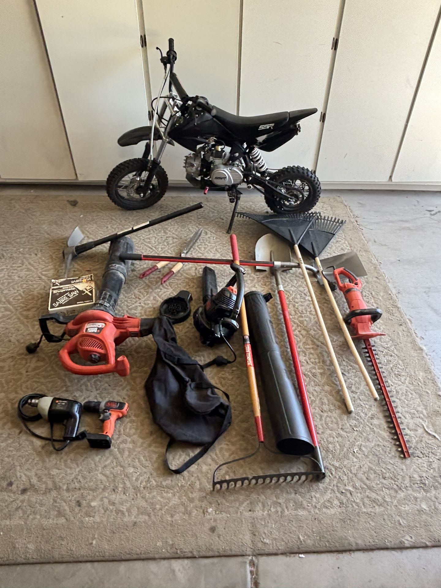 Tools And Dirt Bike