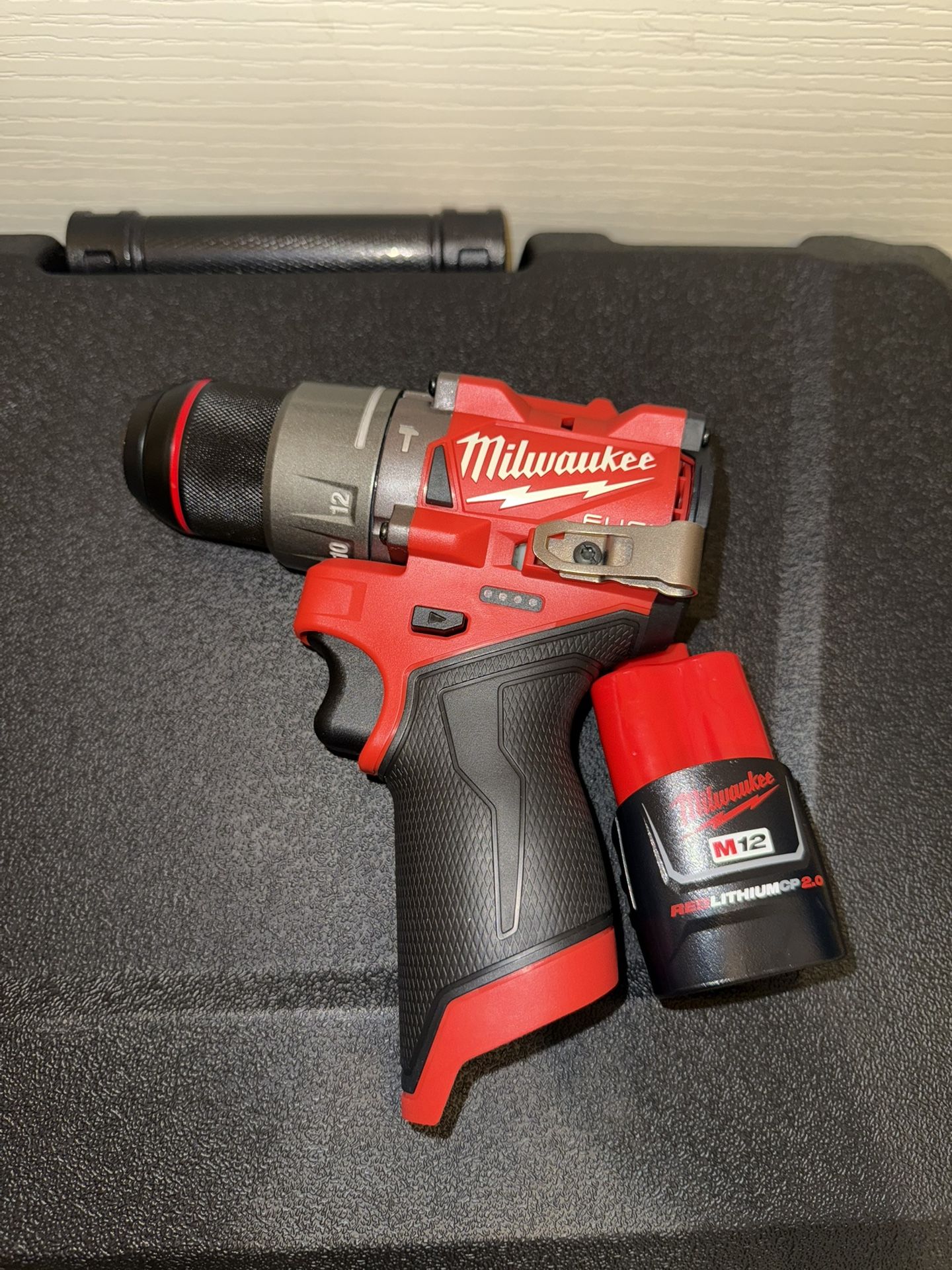 M12 FUEL 12-Volt Lithium-Ion Brushless Cordless 1/2 in. Hammer Drill