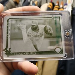 2025 Topps Series One 1 Of 1 Yellow Printing Plate