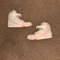 Louis Vuitton x Virgil Abloh 408 High Top Grey Trainers