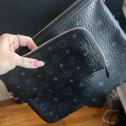MCM Clutch With Zip Around Wallet